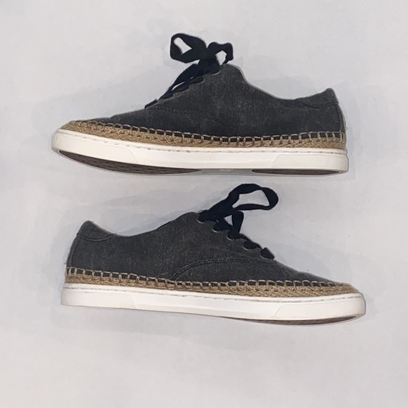 UGG Eyan II Espadrille Canvas Lace Up Sneakers - Picture 6 of 12